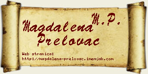 Magdalena Prelovac vizit kartica